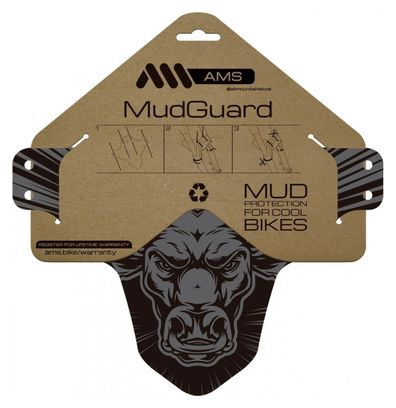 All Mountain Style AMS Front Mud Guard Bull Grey