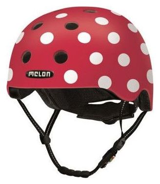 Casque de vélo Urbain - MELON - All Stars Rouge/Blanc - ROUGE/BLANC