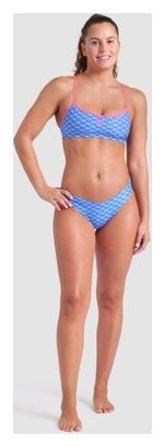 Maillot de bain 2 pièces Arena New Monogram Bleu Femme
