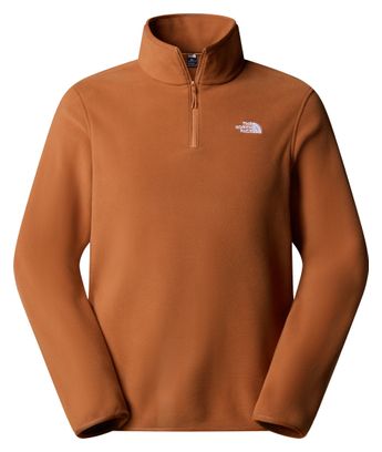 Forro polar The North Face Glacier 1/4 Zip Orange para hombre