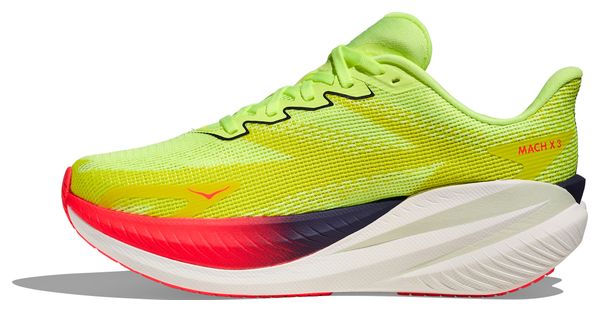 Hoka Mach X 3 Yellow/Red Women's Running Shoes