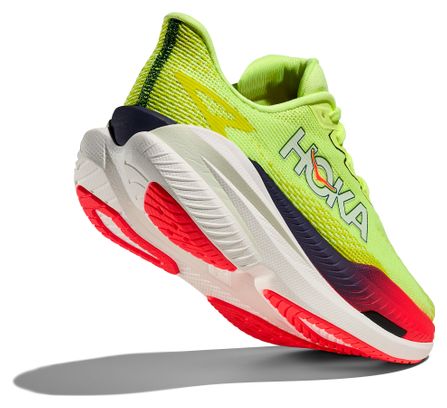 Hoka Mach X 3 Yellow/Red Women's Running Shoes