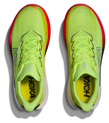 Hoka Mach X 3 Yellow/Red Women's Running Shoes