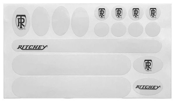 Kit de protectores de cuadro Ritchey transparente (17 piezas)