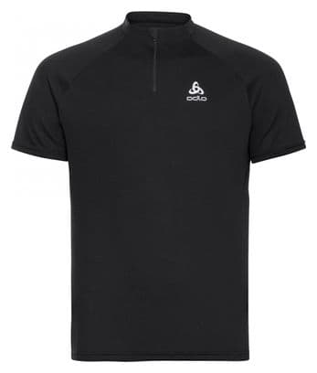 Odlo Essential Trail 1/2 Zip Short Sleeve Jersey Black