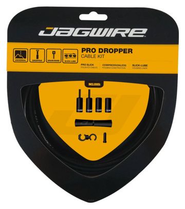 Jagwire Pro Dropper Kit Schwarz
