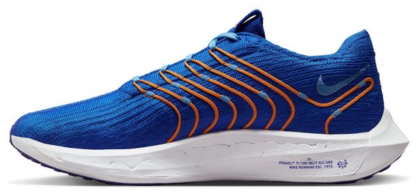 Nike Pegasus Turbo Flyknit Next Nature Laufschuhe Blau Orange
