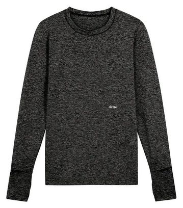 Langarmshirt Circle Motivation Schwarz