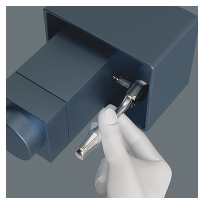 Set Wera di 10 pezzi Mini cricchetto + punte (TS, TORX TS e Hex-Plus).