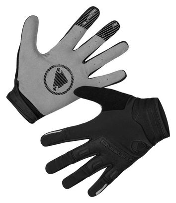 Guantes largos a prueba de viento Endura SingleTrack negros