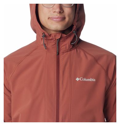 Columbia Tall Heights Hooded Brown Softshell Jacket