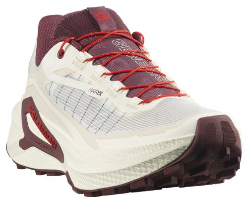 Chaussures Trail Salomon Genesis 2 Blanc/Rouge Femme
