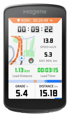 Ciclocomputador GPS Magene C706 Negro