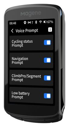 Ciclocomputador GPS Magene C706 Negro