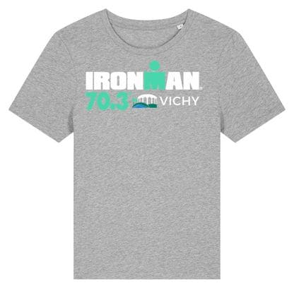 Maglietta a maniche corte Ironman 70.3 Vichy Grey Uomo