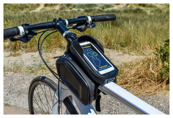 Sacoches de vélo avec support smatphone