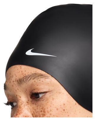 Cuffia da bagno Nike Swim con capelli voluminosi, nera