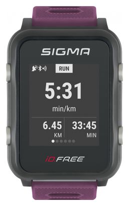Sigma iD.FREE GPS Watch Purple