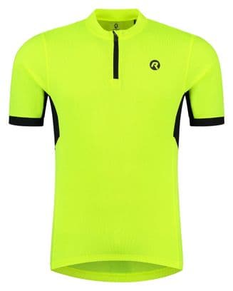 Maillot Manches Courtes Rogelli Core Homme Fluor/Noir