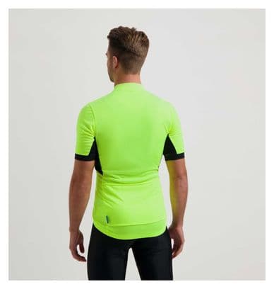 Maillot Manches Courtes Rogelli Core Homme Fluor/Noir