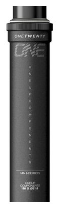 OneUp Dropper Post V2 Telescopic Seatpost Internal Passage 120mm Black (No Control)