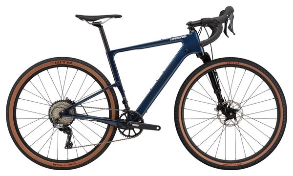 Gravel Bike Femme Cannondale Topstone Carbon Women's Lefty 3 650b Shimano GRX 11V Bleu Alpine