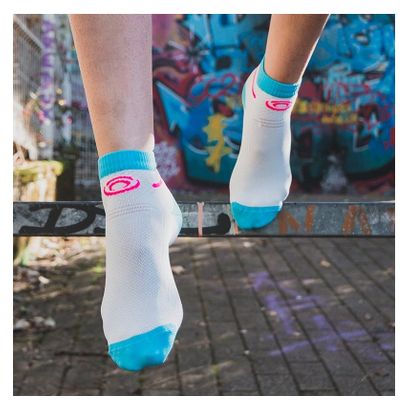 Bv Sport Light Courte Sokken Wit/Blauw