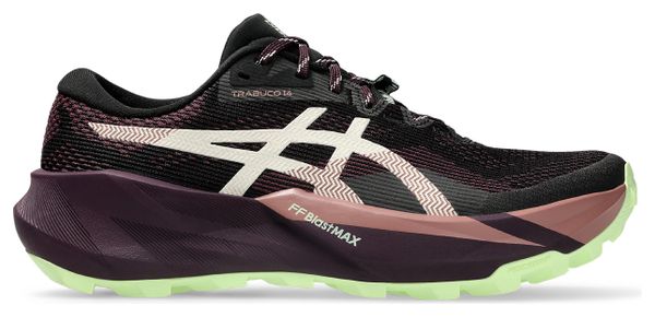 Asics Trabuco 14 Women's Trail Running Shoes - Black/Purple
