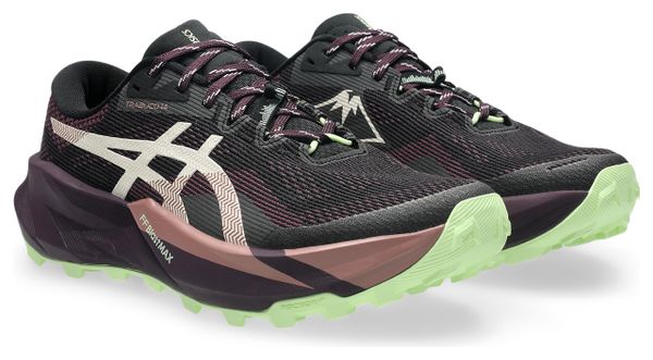 Asics Trabuco 14 Women's Trail Running Shoes - Black/Purple
