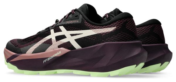 Asics Trabuco 14 Women's Trail Running Shoes - Black/Purple