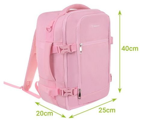 Sac à dos 20 litres rose format bagage à main voyage vélo