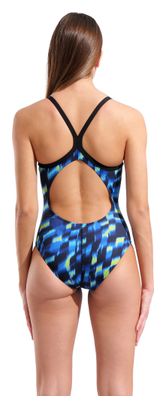 Maillot de Bain Arena Aqua Gleam Dos Lightdrop Bleu/Vert Femme