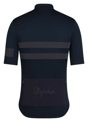 Jersey met korte mouwen Rapha Brevet Jersey Noir Homme