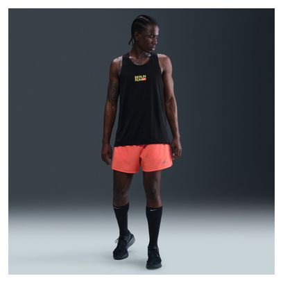 Camiseta de Tirantes Nike Stride Berlin Marathon Negro, Hombre
