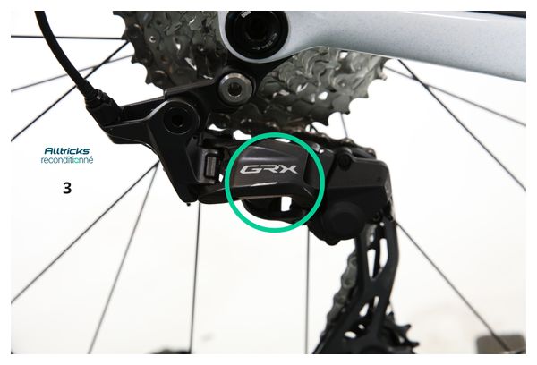 Gravel Bike Cervélo Aspero Shimano GRX 12V 700 mm Bianco | Taglia 54 (168-176cm) | Prodotto ricondizionato