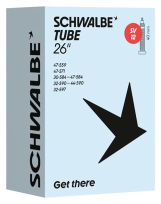 Schwalbe SV12 binnenband 26'' Presta 40 mm