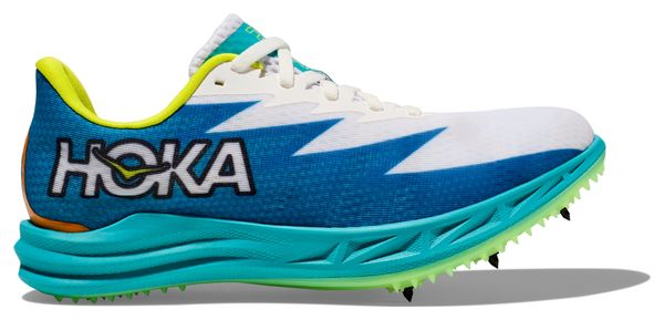 Chaussures d'Athlétisme Unisexe Hoka Crescendo MD Blanc Bleu Vert