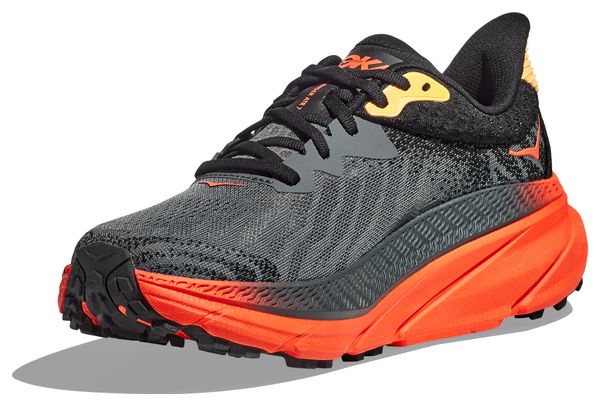 Trail Running Shoes Hoka Challenger ATR 7 Black Orange