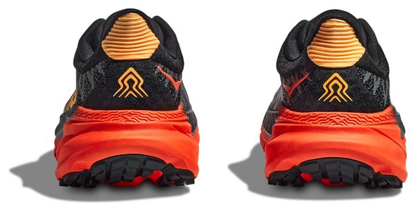 Hoka Challenger ATR 7 Trail Running Shoes Black Orange