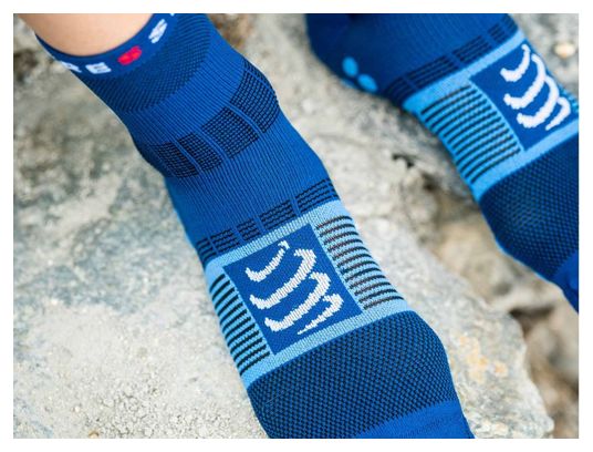 Chaussettes Compressport Fast Hiking Socks Bleu