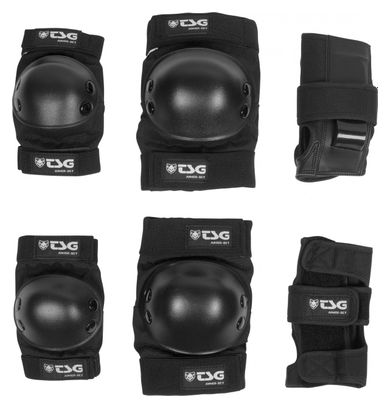 TSG junior-set Set di protezione del gomito per bambini nero