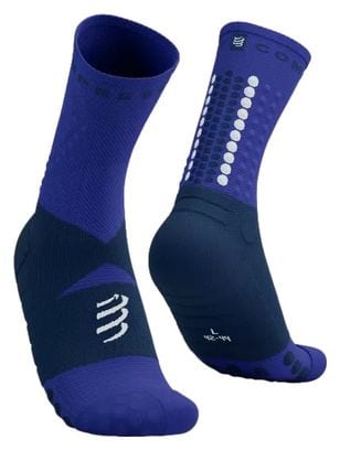 Chaussettes Compressport Ultra Trail Socks V2.0 Hight Bleu 