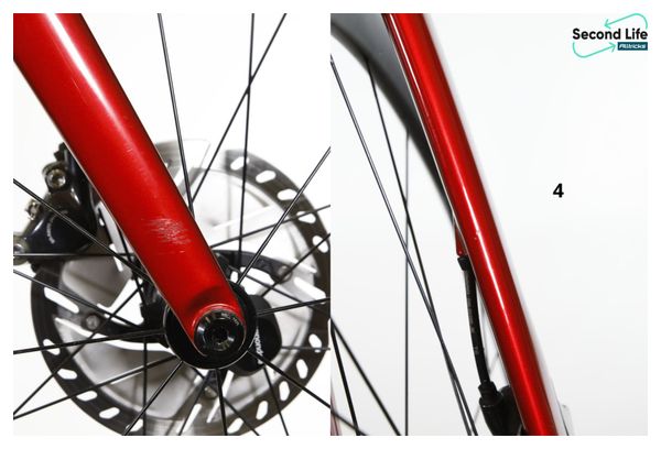 Produit Reconditionné - Vélo de Route Cannondale SuperSix EVO Hi-MOD Disc Ultegra Shimano Ultegra 11V 700 mm Rouge Candy