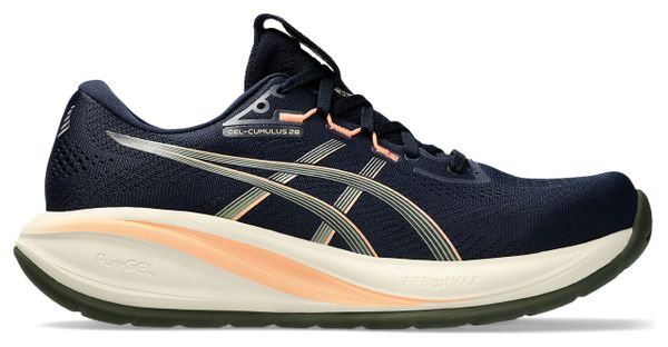 Asics Gel-Cumulus 28 Running Shoes for Men, Blue/Khaki