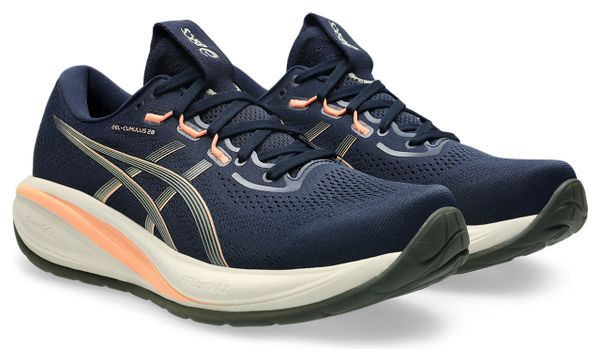 Asics Gel-Cumulus 28 Running Shoes for Men, Blue/Khaki