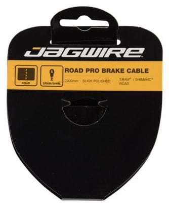 Câble de frein Jagwire Road Brake Cable-Pro Polished Slick Stainless-1.5X2000mm-SRAM/Shimano