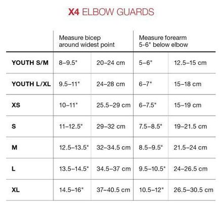 G-Form Pro X4 elleboogbeschermers, zwart
