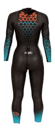 Mako OWP 2.0 Neoprenanzug für Herren, schwarz/blau/orange