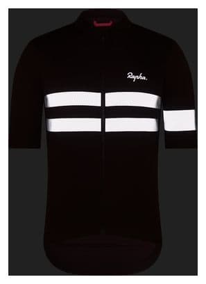 Maillot manches courtes Rapha Brevet Jersey Marron/Argent Homme