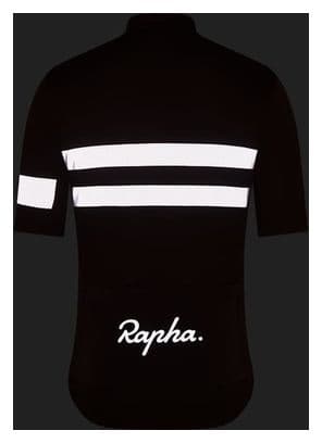 Maillot manches courtes Rapha Brevet Jersey Marron/Argent Homme